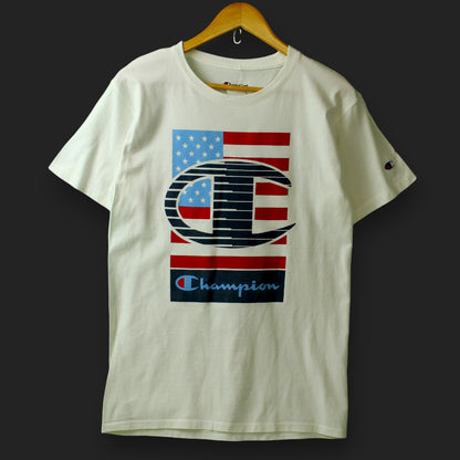 Champion Printed T-Shirt (Size-S)