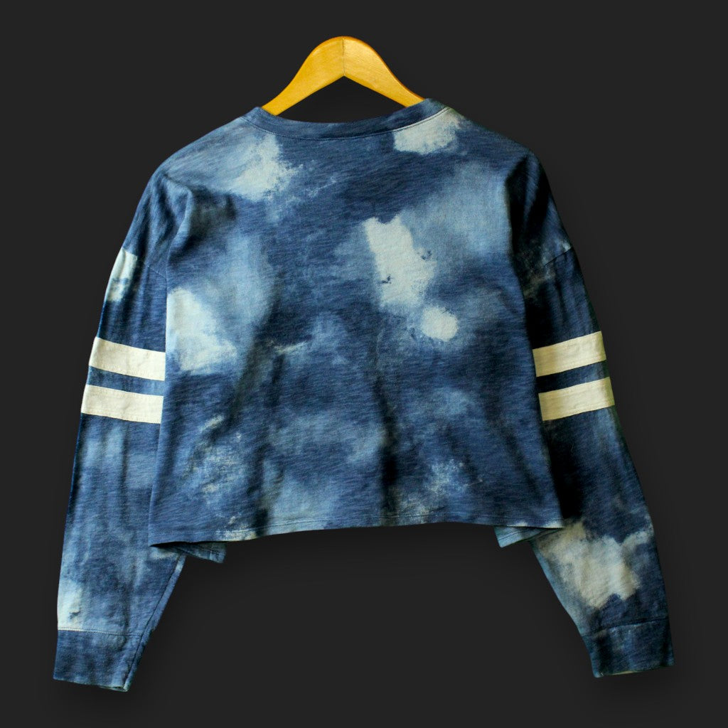 Hollister Oversized Long Sleeve Crop Top (Size-S)