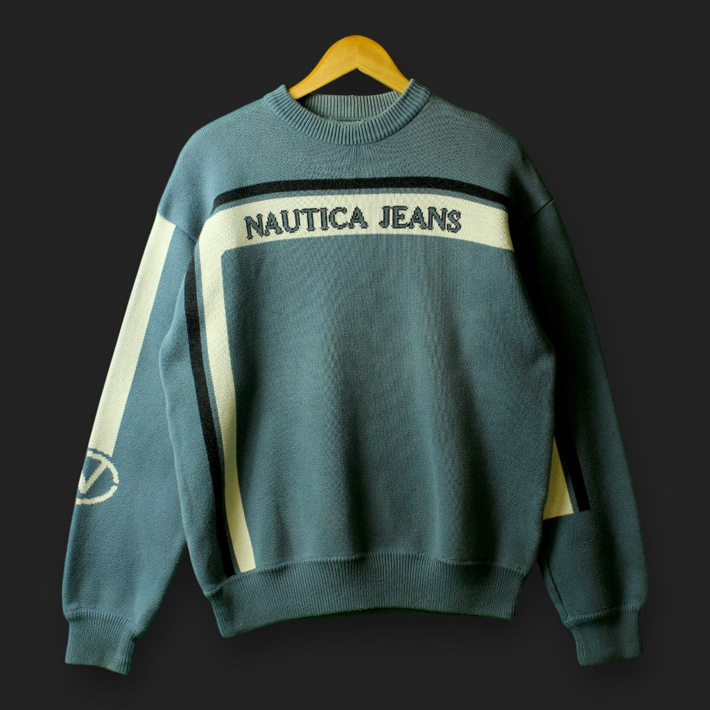 Nautica Jeans Knitted Sweater (Size-M)