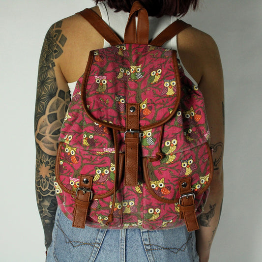 Vintage Owls Backpack