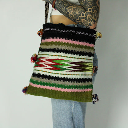 Vintage Knitted Shoulder Bag