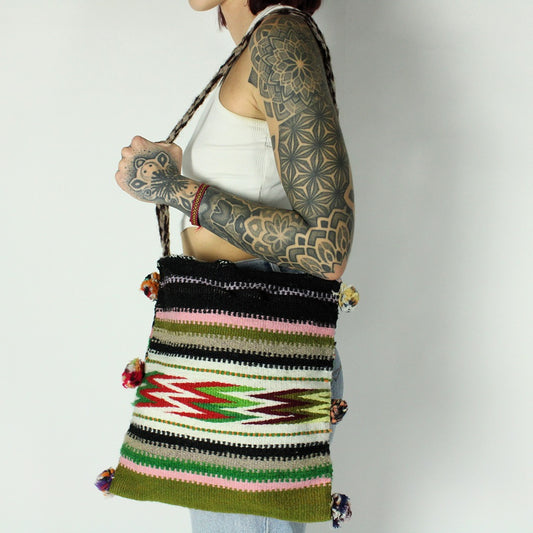 Vintage Knitted Shoulder Bag