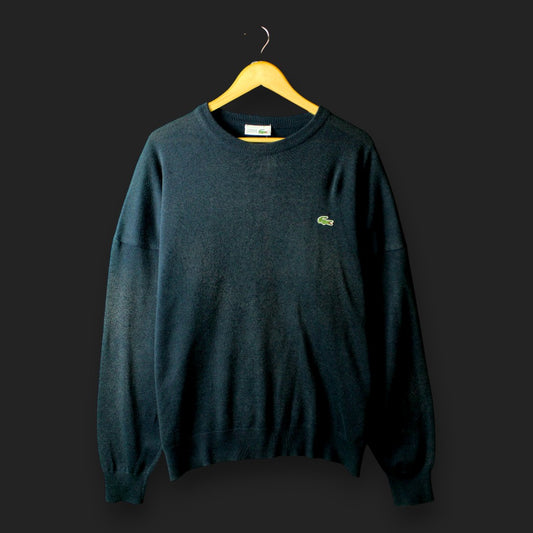 Lacoste Vintage Label 1980 Knitted Sweater (Size-XL)