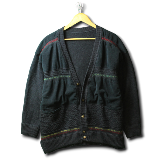 VIntage Knitted Cardigan (Size-XL)