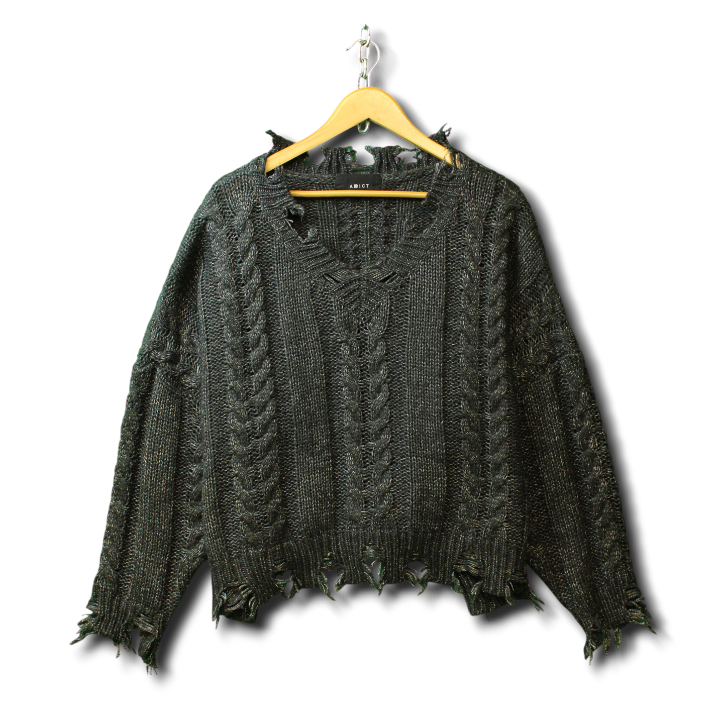 ADDICT Knitted Sweater (Size-XL)