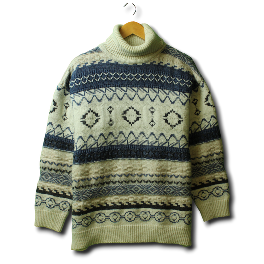 Cebeci Vintage Knitted Sweater (Size-XL)