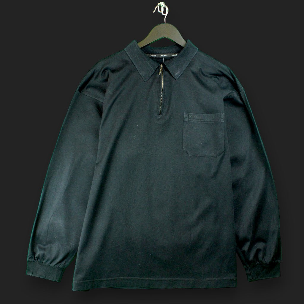 Hom Long Sleeve 1/3 Zip Polo Shirt