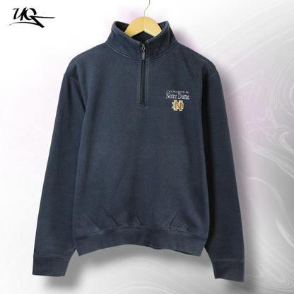 JanSport Notre Dame UNI  1/4 Zip Sweater(Size-M)