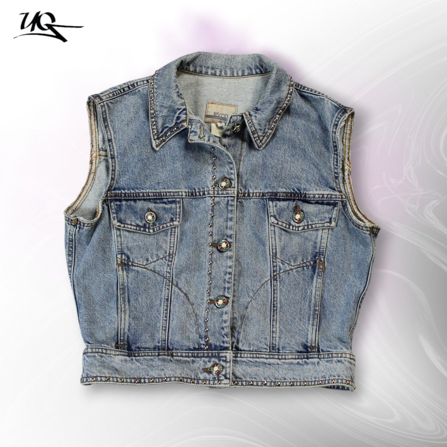 Biscote Denim Vest (Size-L)