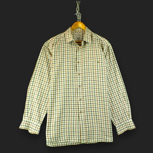 Bonart Comfort Fit Easy Flannel Long Sleeve Shirt