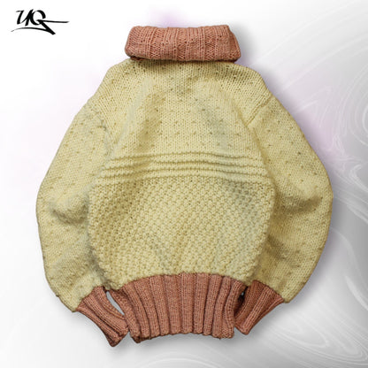 Vintage Knitted Sweater (Size-L)