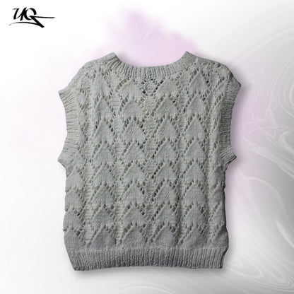 Vintage Knitted Vest (Women-L)