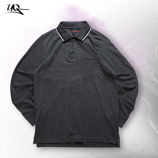 Pierre Cardin Long Sleeve Polo Shirt (Men-S)